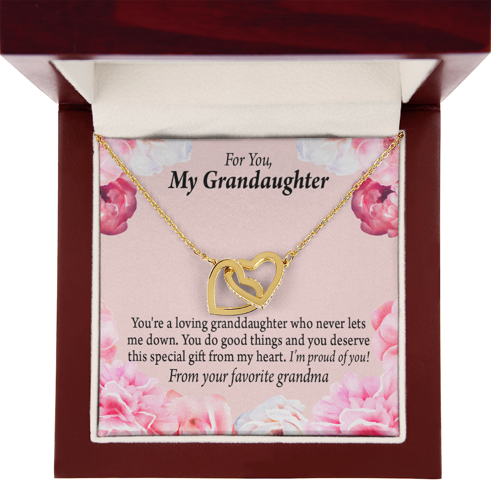 To Granddaughter Special Gift For Granddaughter Inseparable Necklace-Express Your Love Gifts