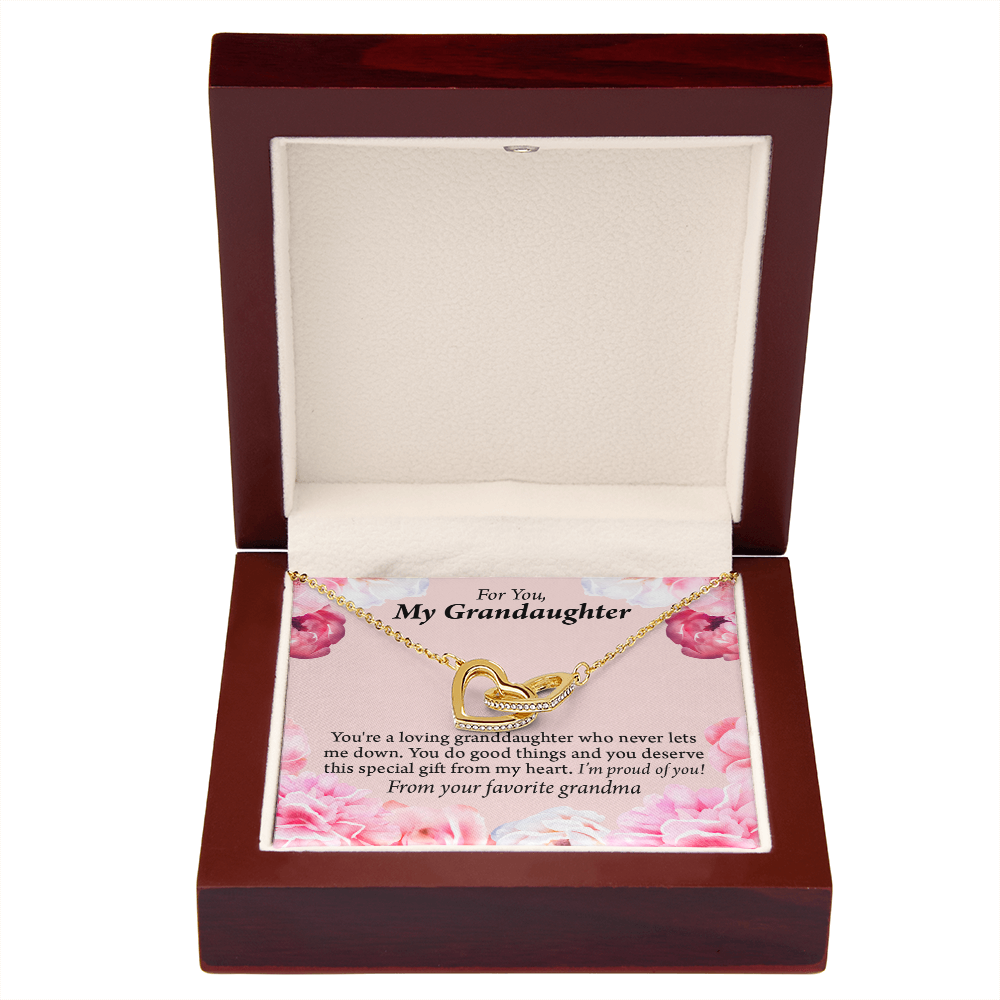 To Granddaughter Special Gift For Granddaughter Inseparable Necklace-Express Your Love Gifts