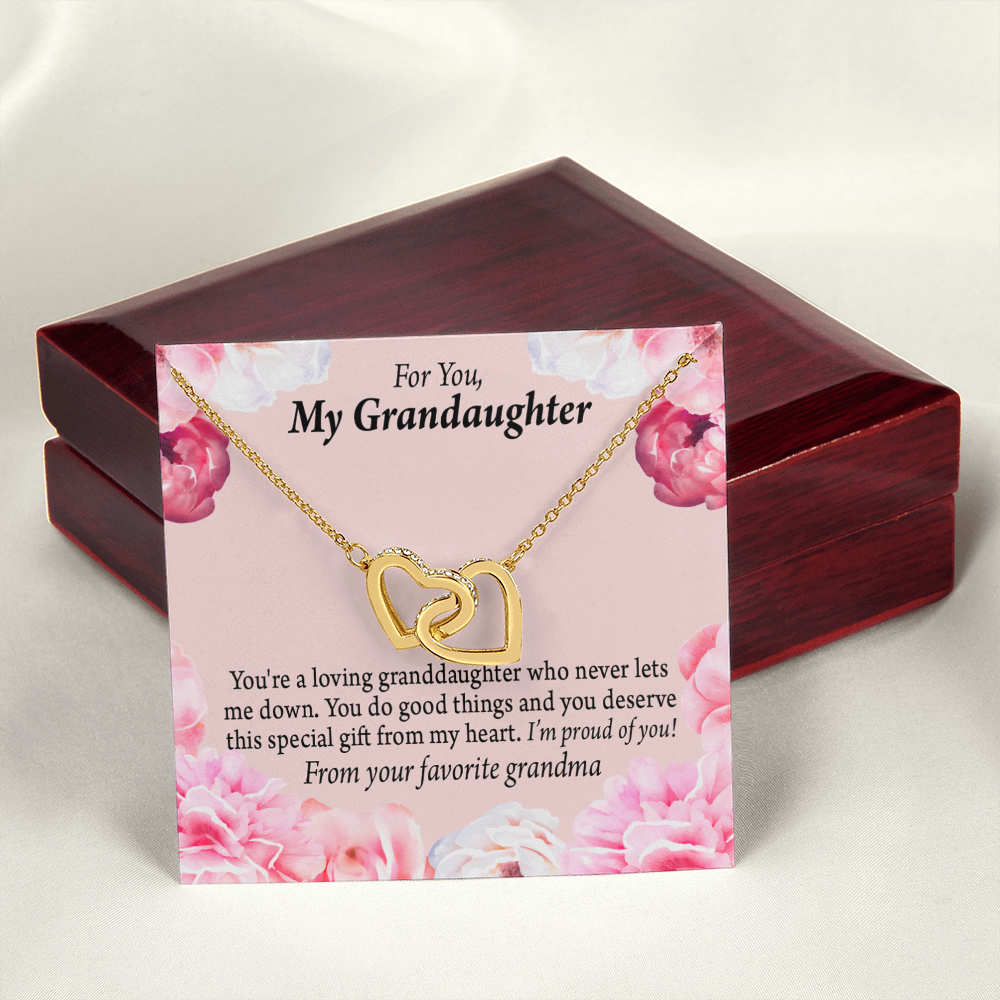 To Granddaughter Special Gift For Granddaughter Inseparable Necklace-Express Your Love Gifts