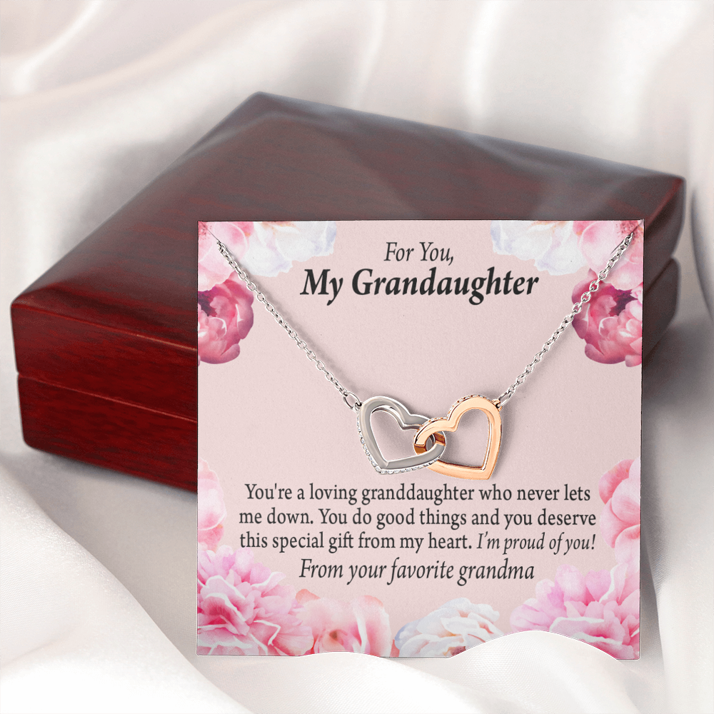 To Granddaughter Special Gift For Granddaughter Inseparable Necklace-Express Your Love Gifts