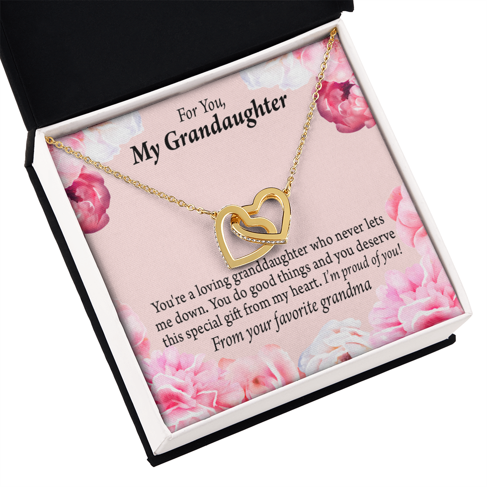 To Granddaughter Special Gift For Granddaughter Inseparable Necklace-Express Your Love Gifts