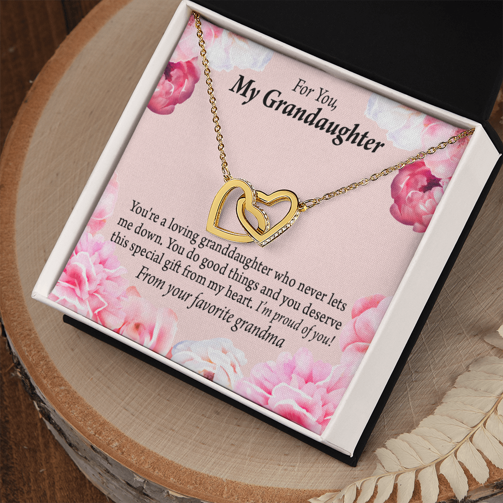 To Granddaughter Special Gift For Granddaughter Inseparable Necklace-Express Your Love Gifts