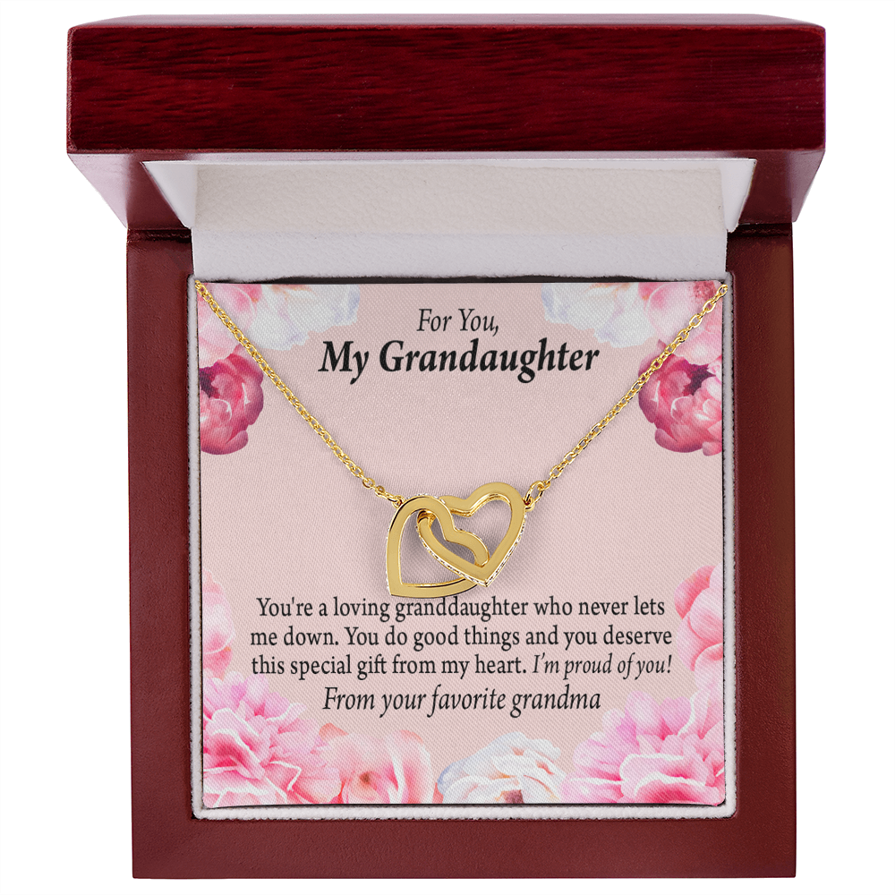 To Granddaughter Special Gift For Granddaughter Inseparable Necklace-Express Your Love Gifts