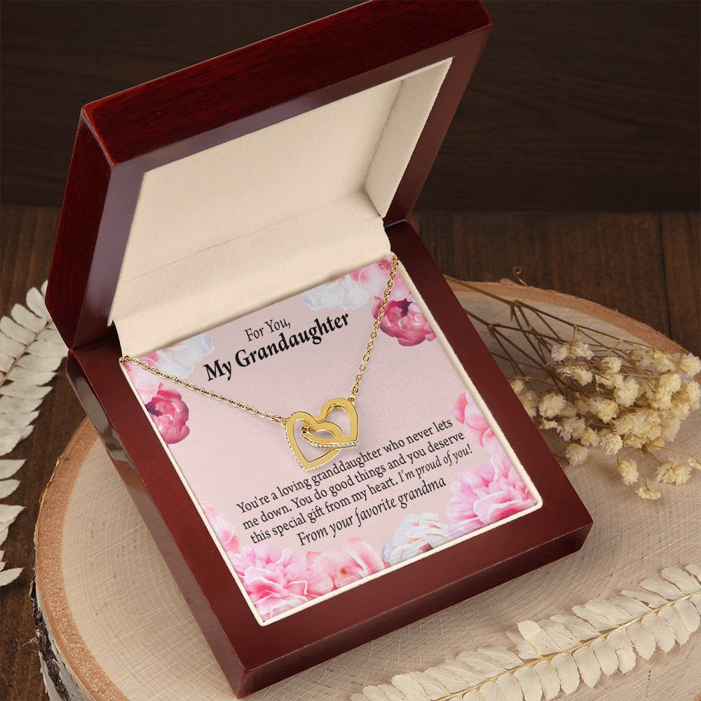 To Granddaughter Special Gift For Granddaughter Inseparable Necklace-Express Your Love Gifts