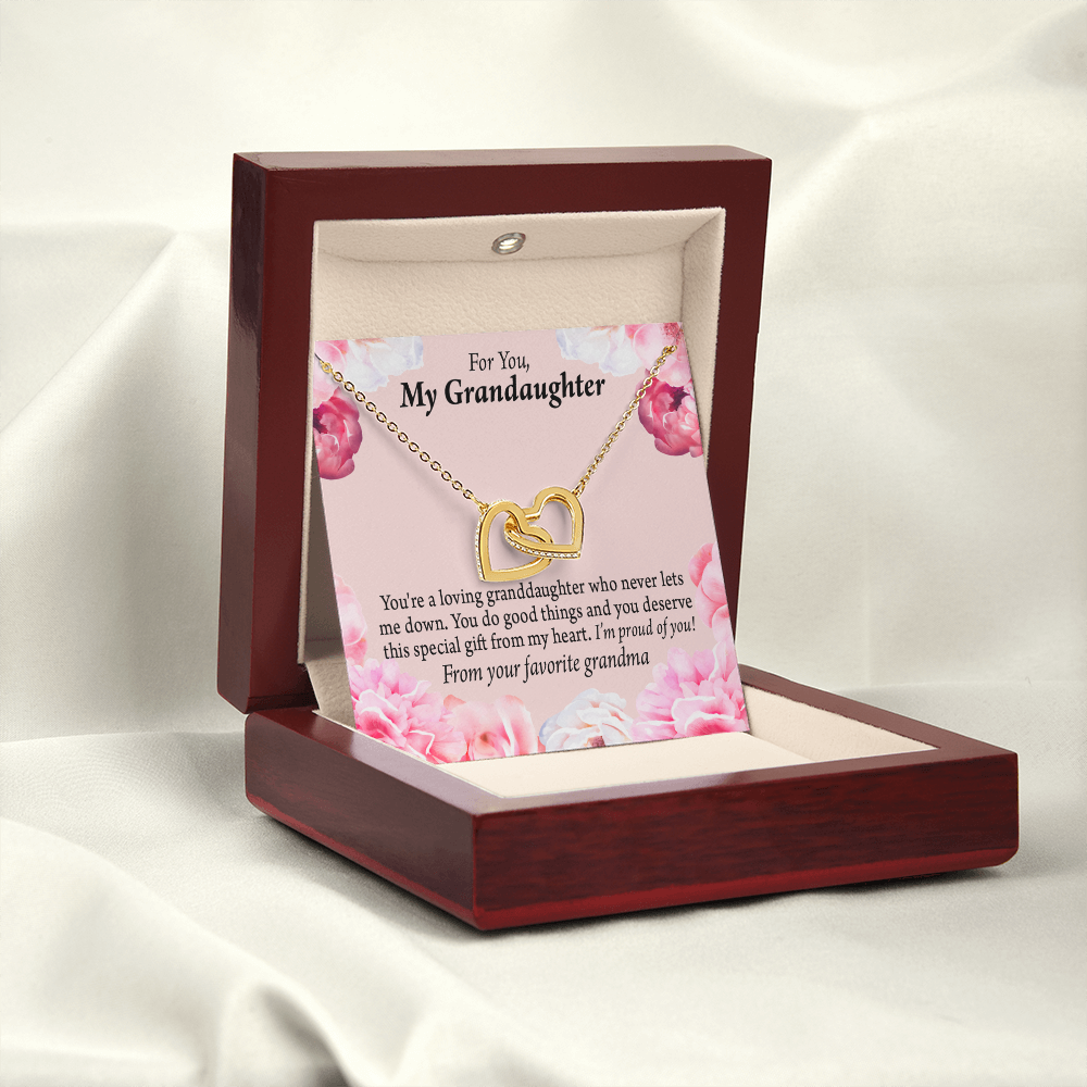 To Granddaughter Special Gift For Granddaughter Inseparable Necklace-Express Your Love Gifts
