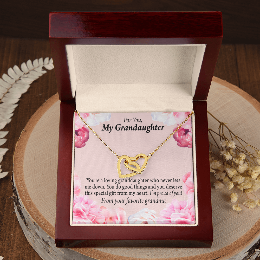 To Granddaughter Special Gift For Granddaughter Inseparable Necklace-Express Your Love Gifts