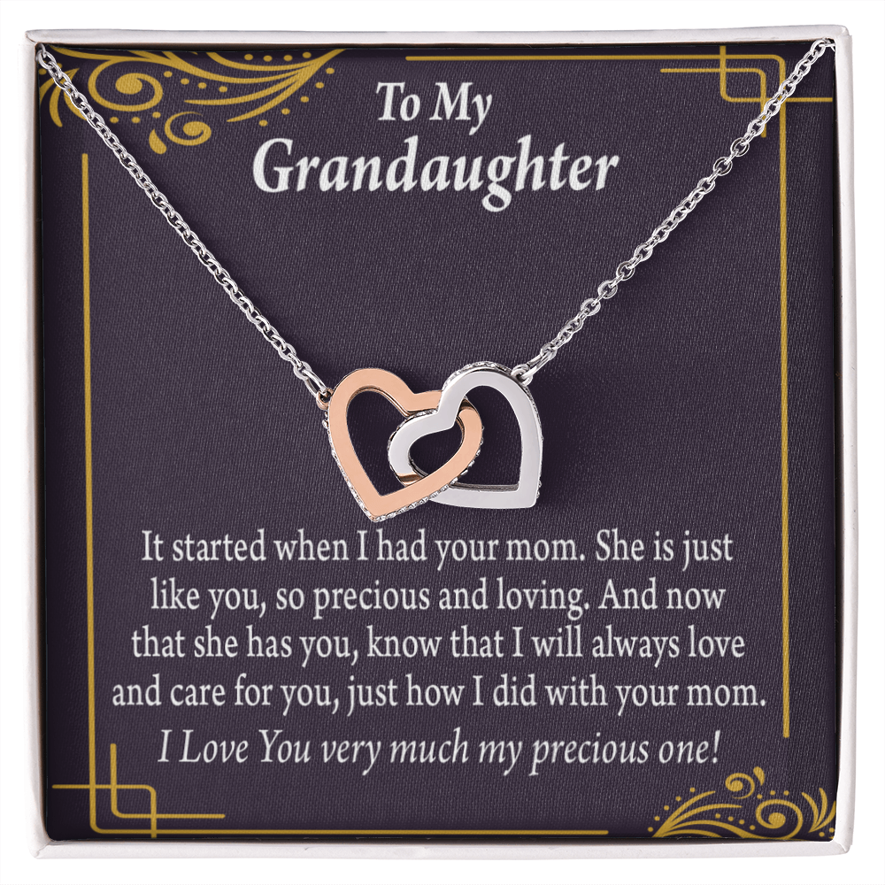 To Granddaughter To Granddaughter From Grandma Generations Inseparable Necklace-Express Your Love Gifts
