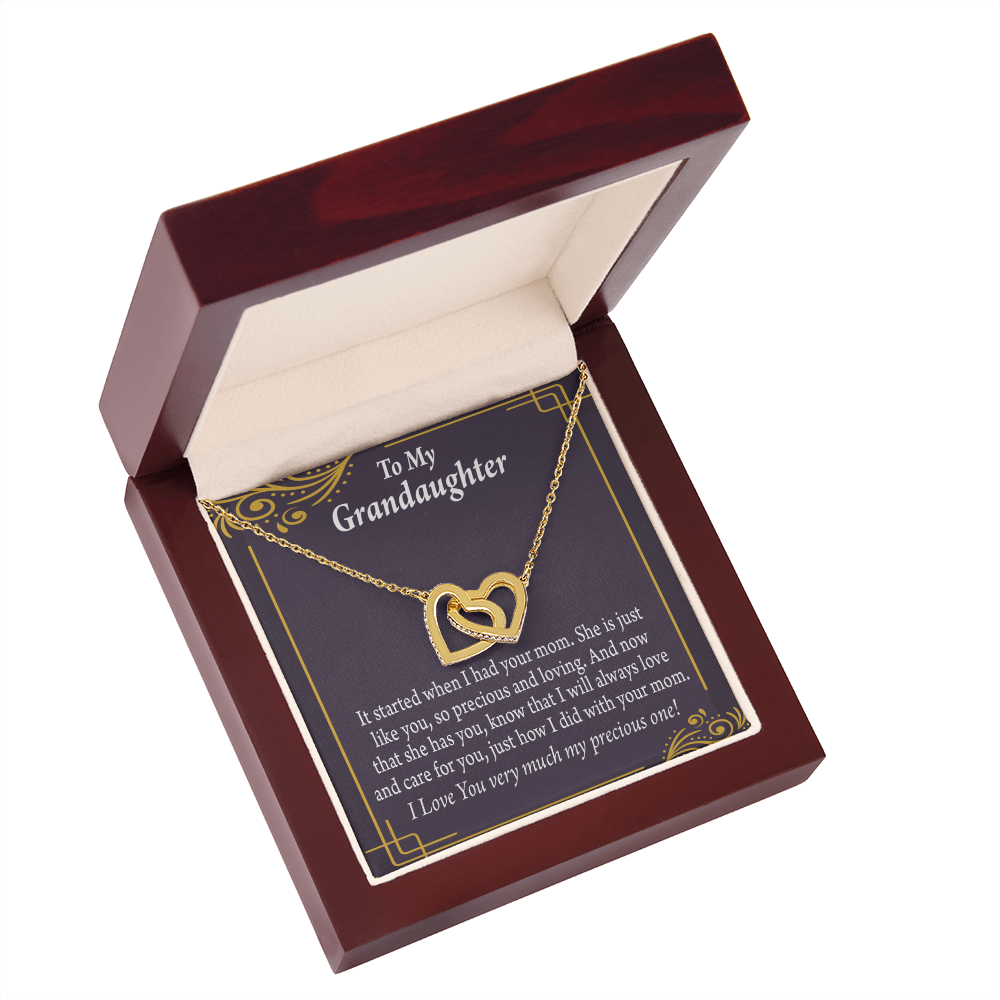 To Granddaughter To Granddaughter From Grandma Generations Inseparable Necklace-Express Your Love Gifts