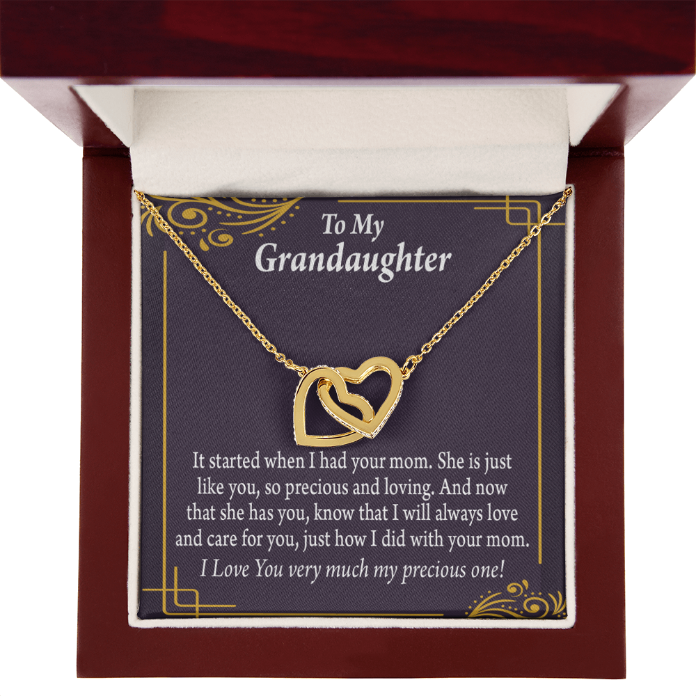 To Granddaughter To Granddaughter From Grandma Generations Inseparable Necklace-Express Your Love Gifts