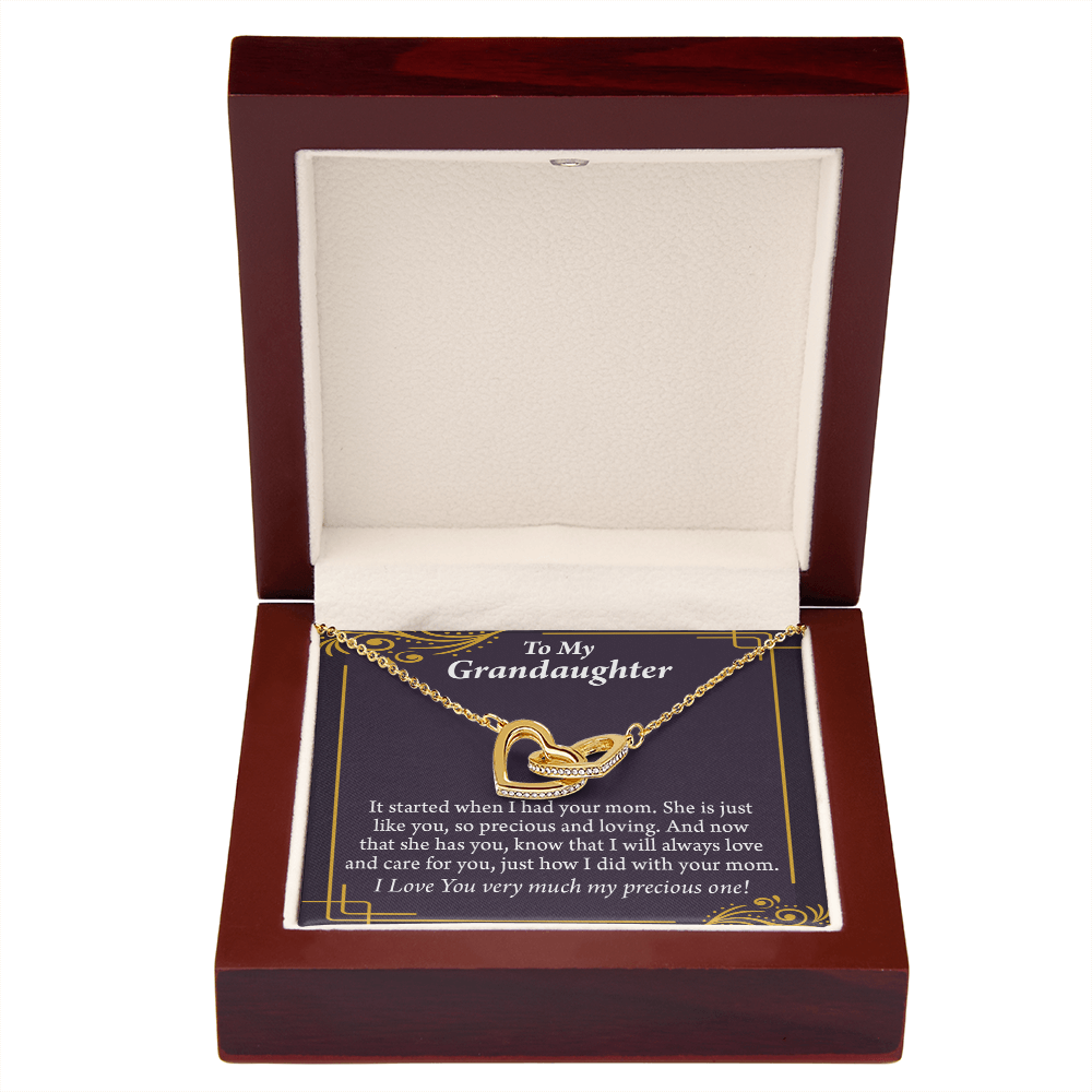 To Granddaughter To Granddaughter From Grandma Generations Inseparable Necklace-Express Your Love Gifts