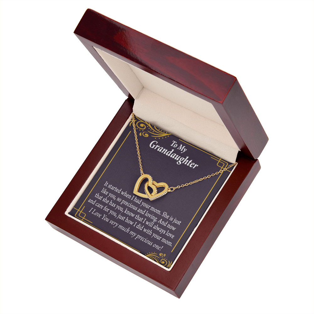 To Granddaughter To Granddaughter From Grandma Generations Inseparable Necklace-Express Your Love Gifts
