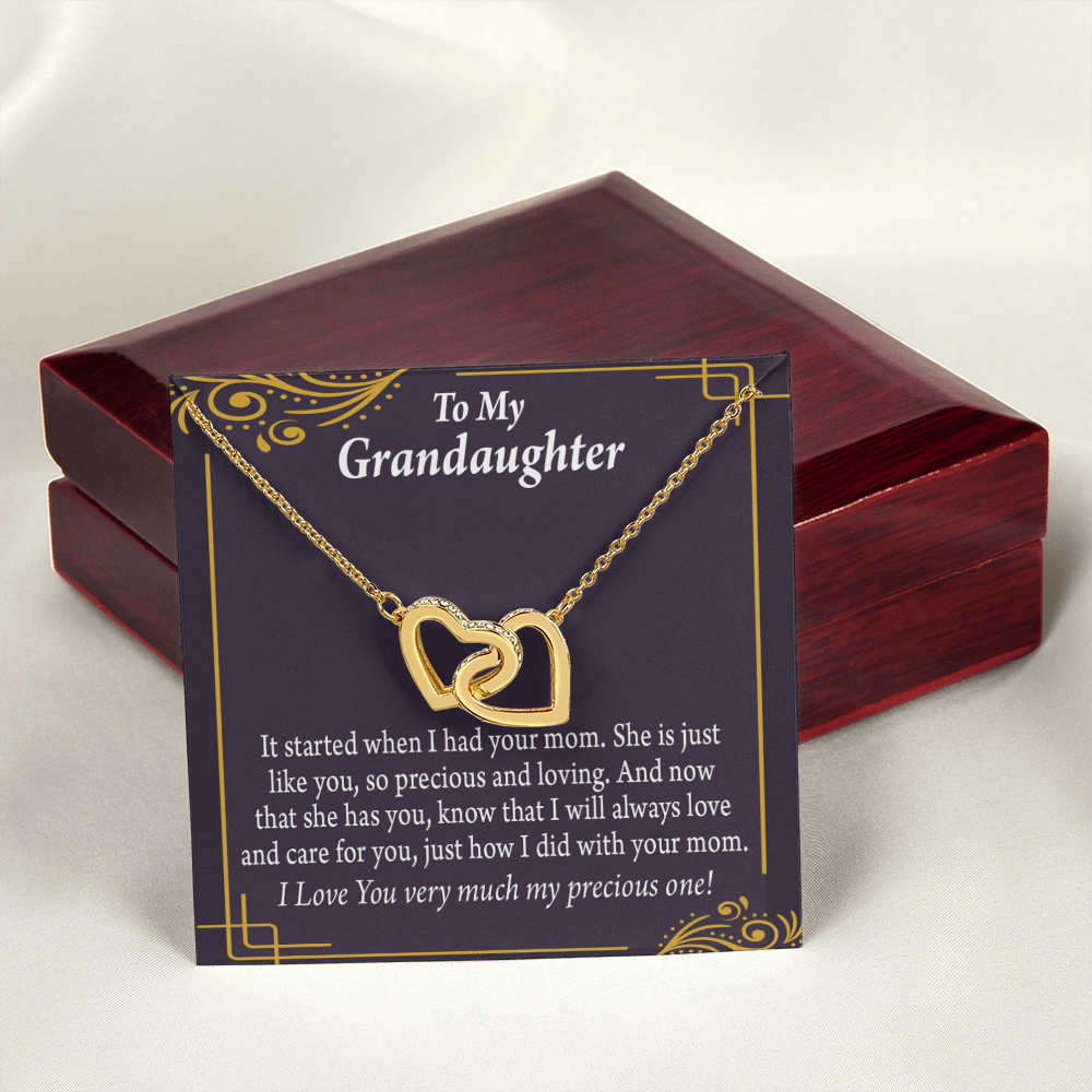 To Granddaughter To Granddaughter From Grandma Generations Inseparable Necklace-Express Your Love Gifts
