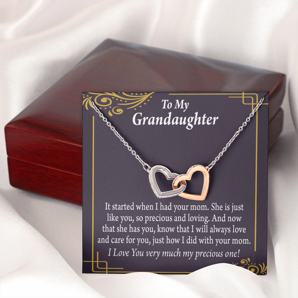 To Granddaughter To Granddaughter From Grandma Generations Inseparable Necklace-Express Your Love Gifts