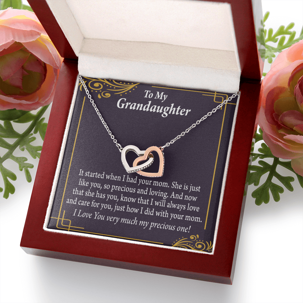 To Granddaughter To Granddaughter From Grandma Generations Inseparable Necklace-Express Your Love Gifts