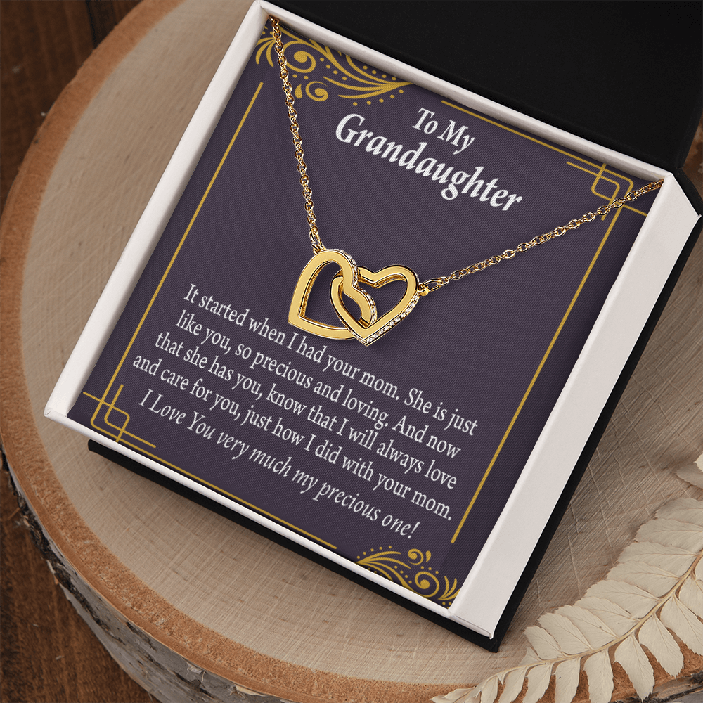 To Granddaughter To Granddaughter From Grandma Generations Inseparable Necklace-Express Your Love Gifts