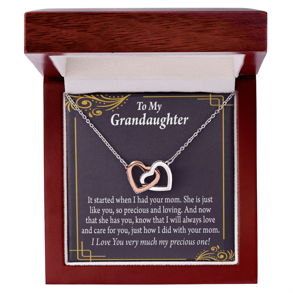 To Granddaughter To Granddaughter From Grandma Generations Inseparable Necklace-Express Your Love Gifts