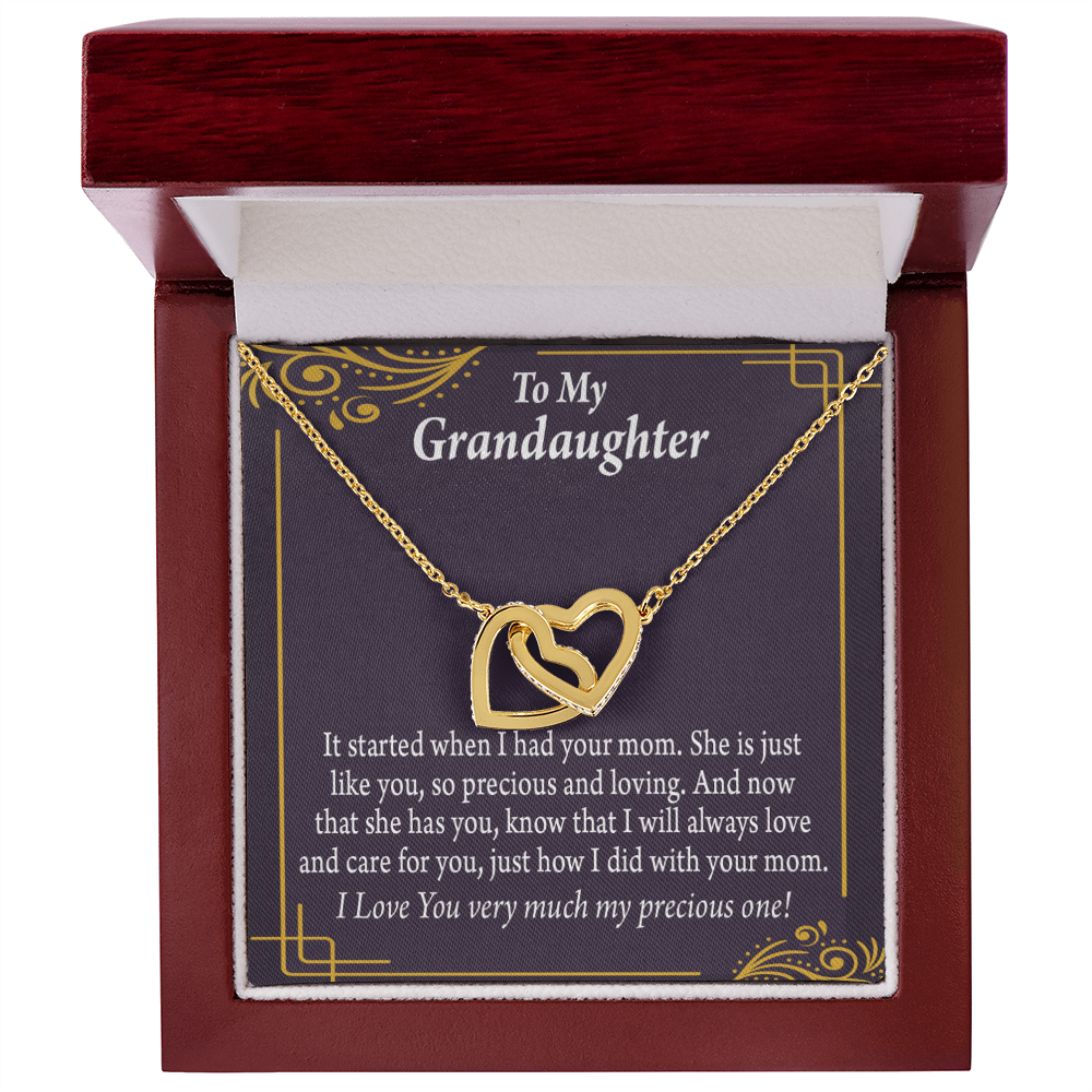 To Granddaughter To Granddaughter From Grandma Generations Inseparable Necklace-Express Your Love Gifts