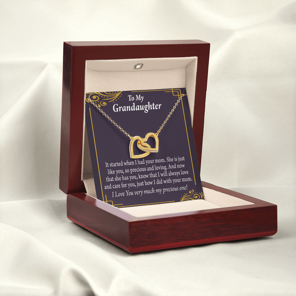 To Granddaughter To Granddaughter From Grandma Generations Inseparable Necklace-Express Your Love Gifts