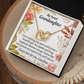 To Granddaughter We're Proud of You Granddaughter Necklace Inseparable Necklace-Express Your Love Gifts
