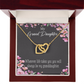 To Granddaughter Wherever Life Inseparable Necklace-Express Your Love Gifts