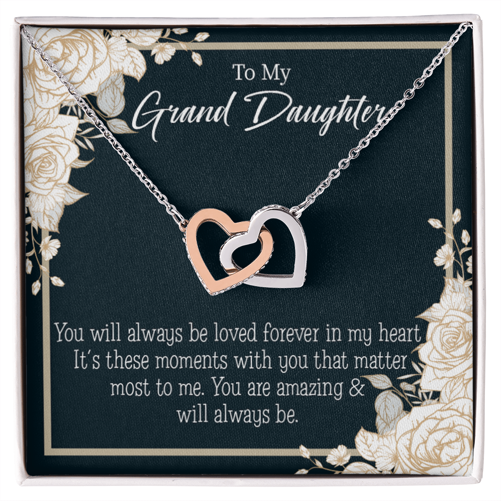 To Granddaughter You are Amazing Inseparable Necklace-Express Your Love Gifts