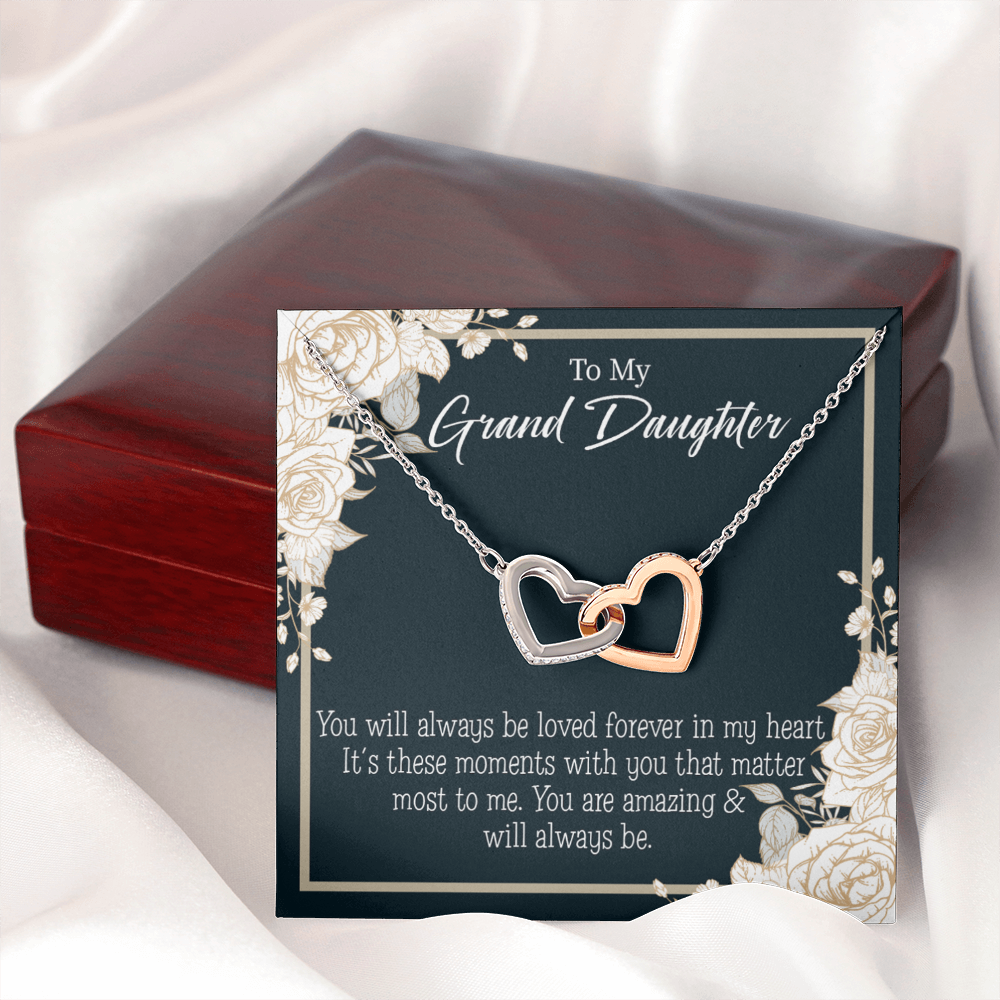 To Granddaughter You are Amazing Inseparable Necklace-Express Your Love Gifts
