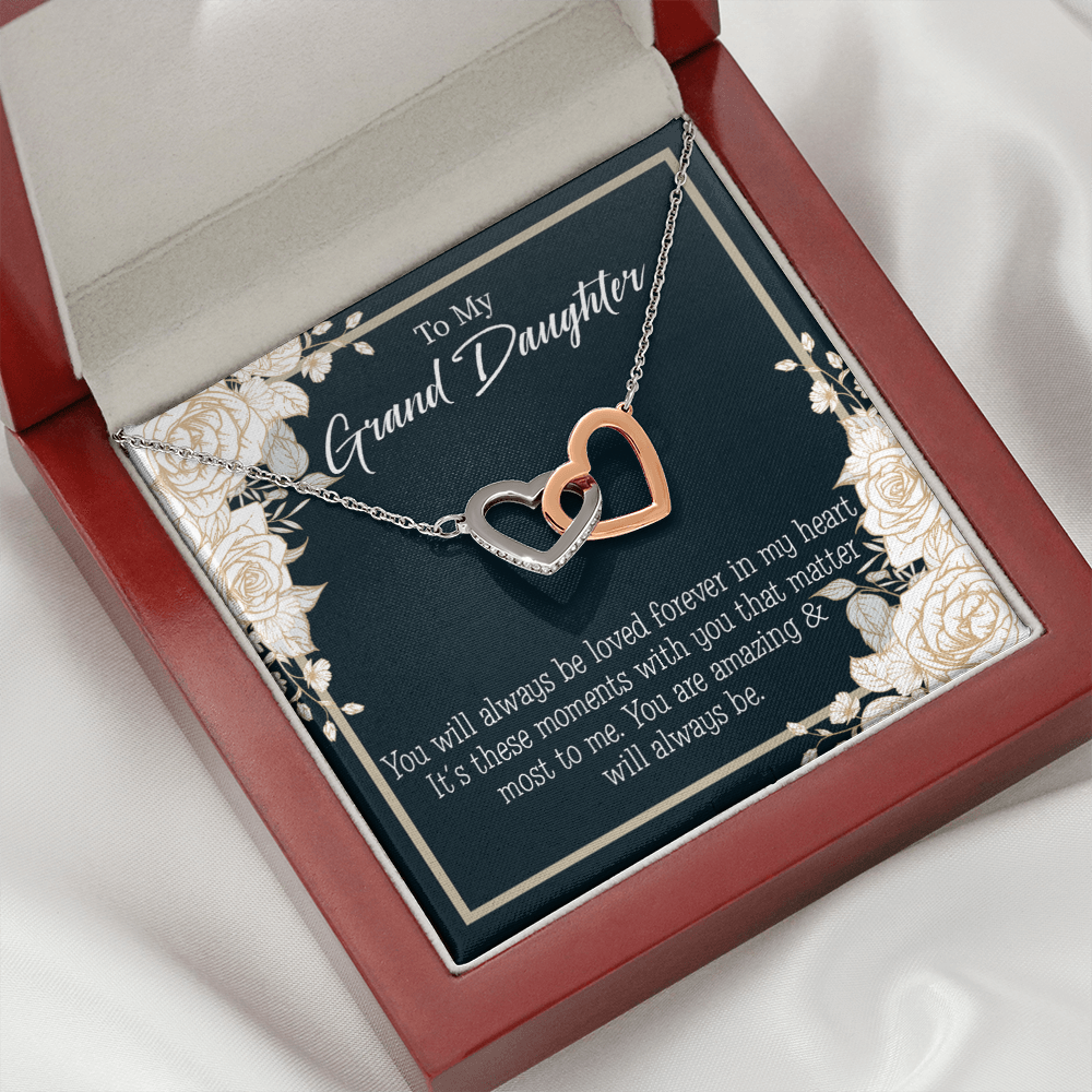 To Granddaughter You are Amazing Inseparable Necklace-Express Your Love Gifts