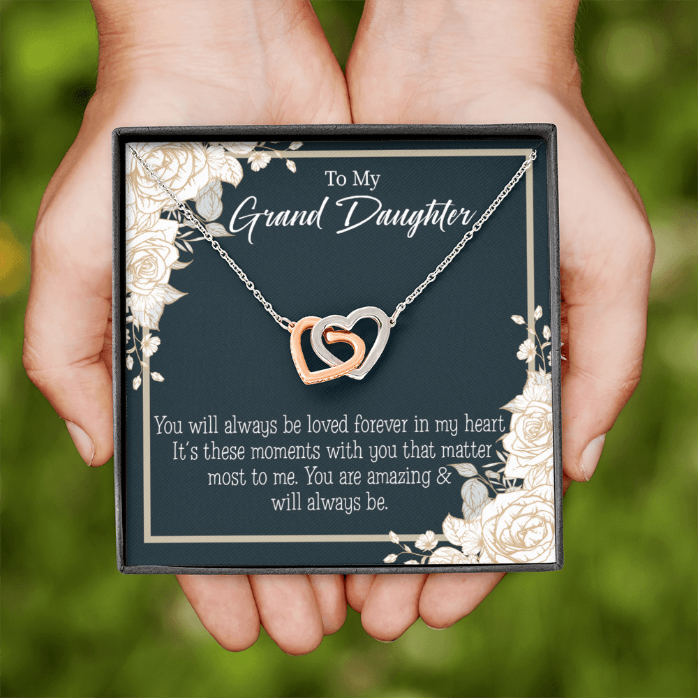 To Granddaughter You are Amazing Inseparable Necklace-Express Your Love Gifts