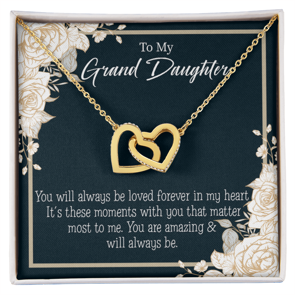 To Granddaughter You are Amazing Inseparable Necklace-Express Your Love Gifts