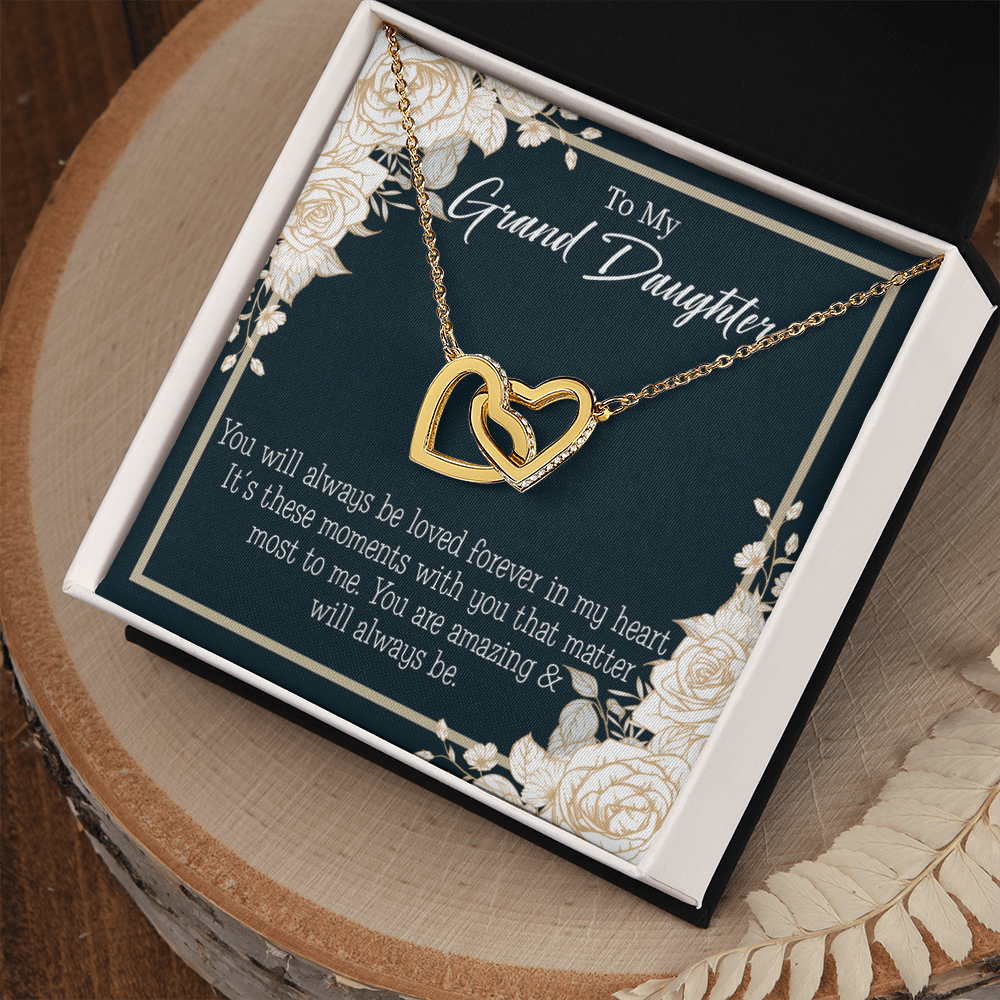 To Granddaughter You are Amazing Inseparable Necklace-Express Your Love Gifts
