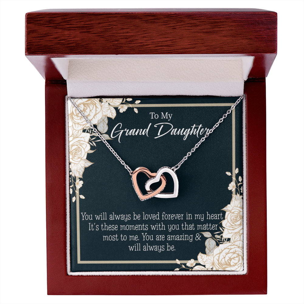 To Granddaughter You are Amazing Inseparable Necklace-Express Your Love Gifts