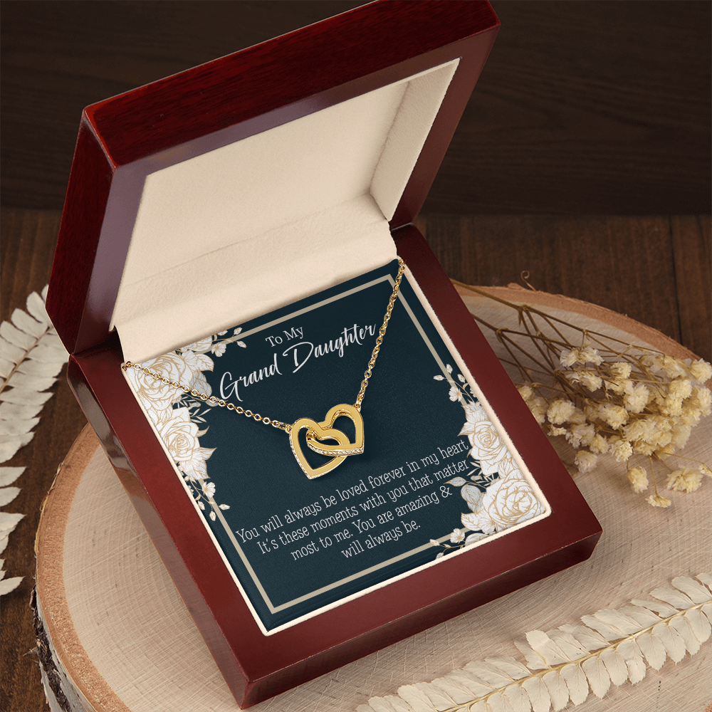 To Granddaughter You are Amazing Inseparable Necklace-Express Your Love Gifts