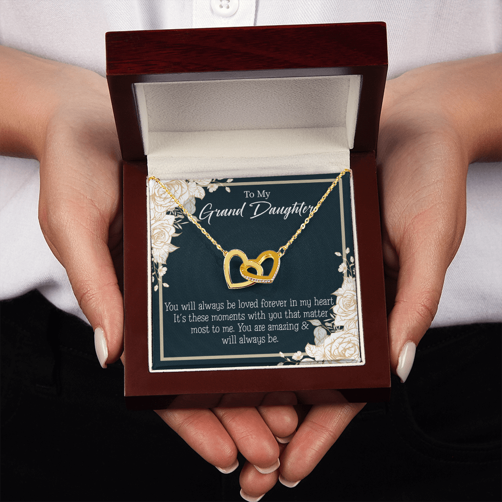 To Granddaughter You are Amazing Inseparable Necklace-Express Your Love Gifts