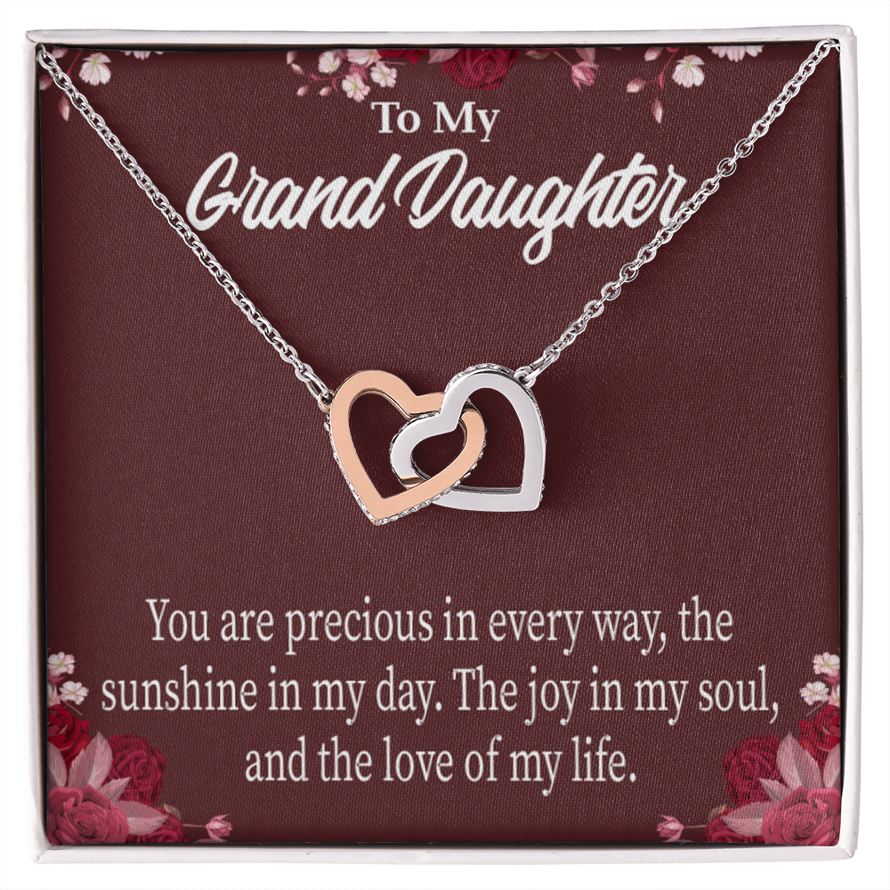 To Granddaughter You are Precious Inseparable Necklace-Express Your Love Gifts