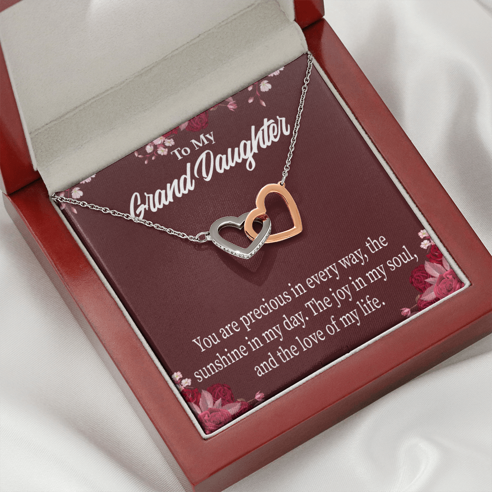 To Granddaughter You are Precious Inseparable Necklace-Express Your Love Gifts