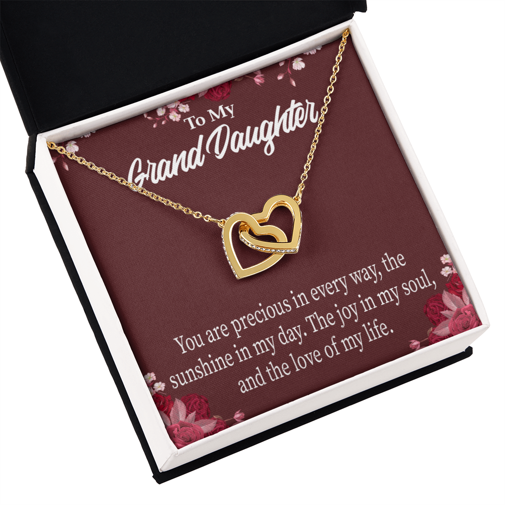 To Granddaughter You are Precious Inseparable Necklace-Express Your Love Gifts