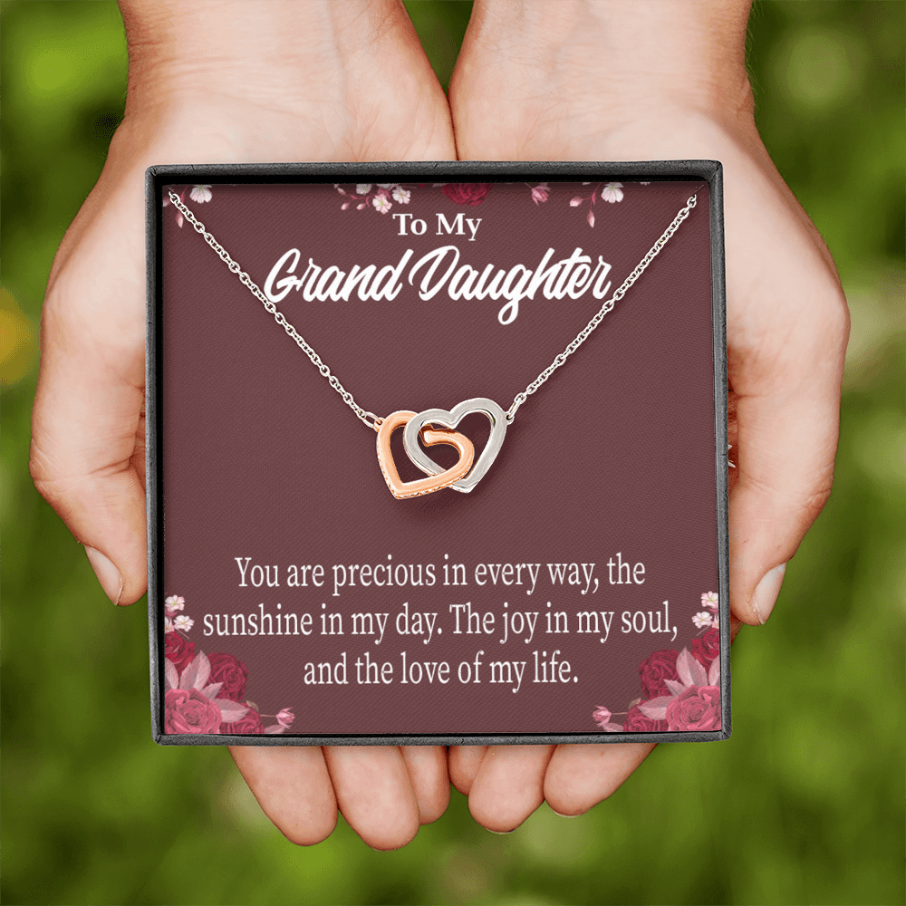 To Granddaughter You are Precious Inseparable Necklace-Express Your Love Gifts