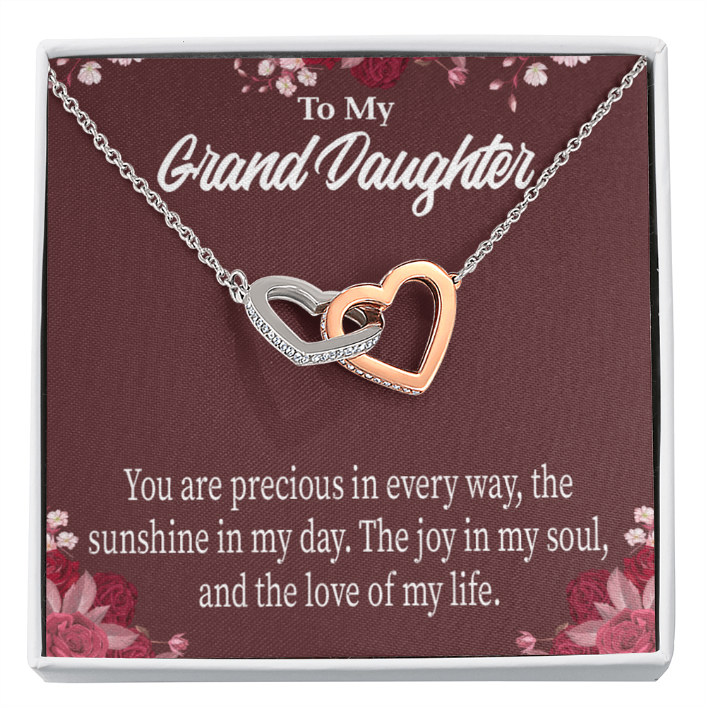 To Granddaughter You are Precious Inseparable Necklace-Express Your Love Gifts