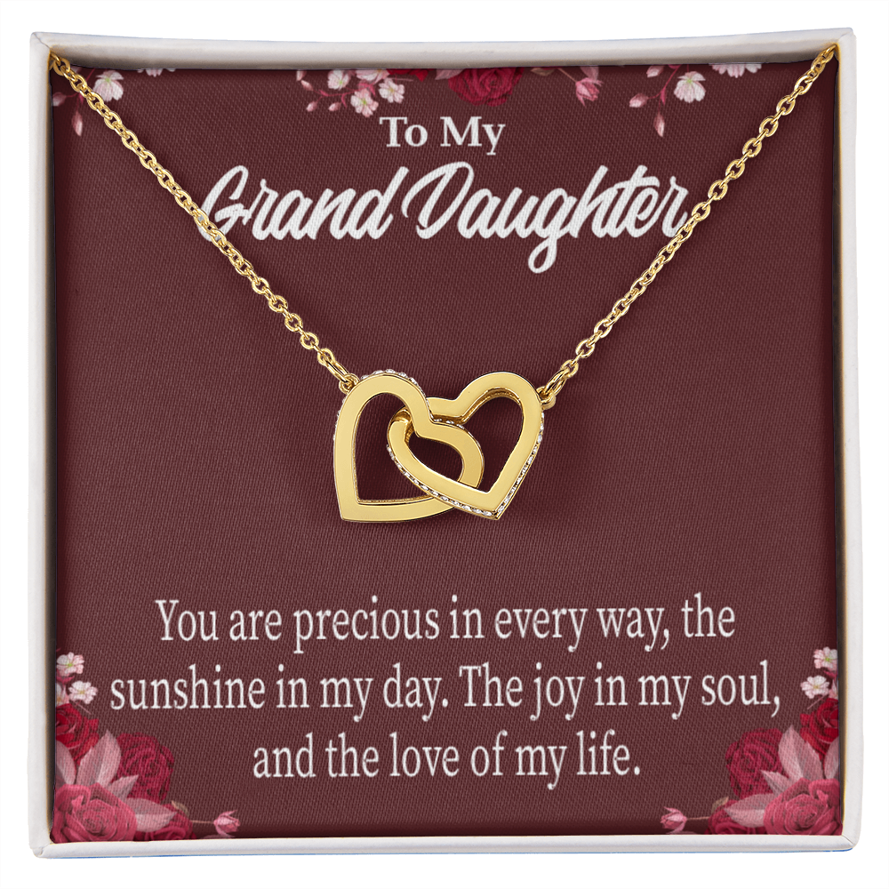 To Granddaughter You are Precious Inseparable Necklace-Express Your Love Gifts
