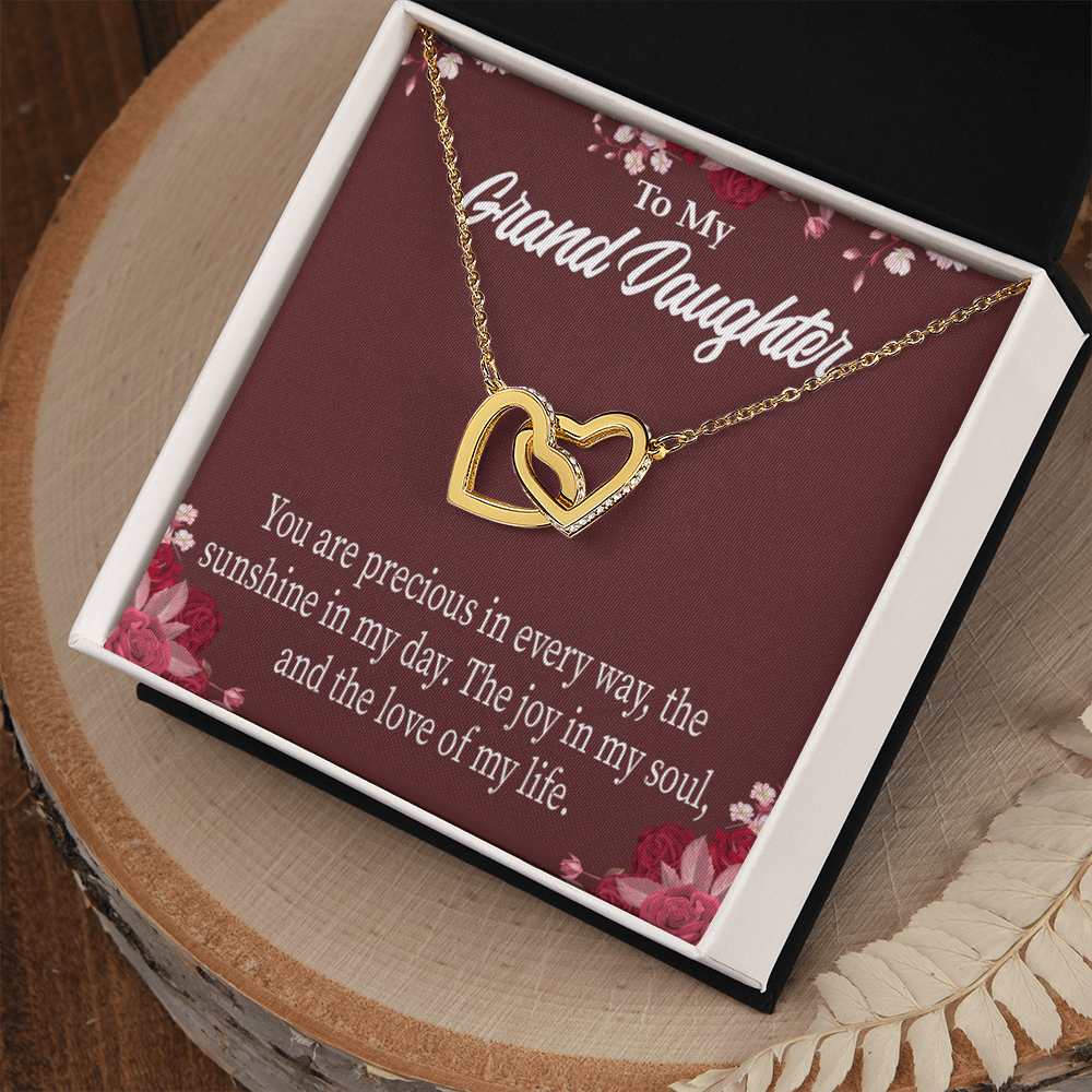 To Granddaughter You are Precious Inseparable Necklace-Express Your Love Gifts
