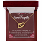 To Granddaughter You are Precious Inseparable Necklace-Express Your Love Gifts