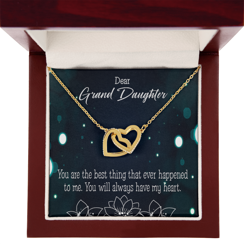 To Granddaughter You are the best Inseparable Necklace-Express Your Love Gifts