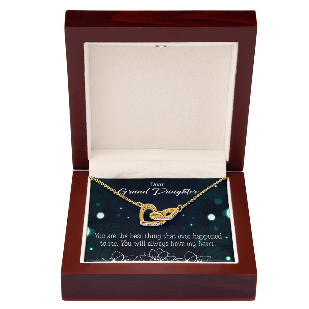 To Granddaughter You are the best Inseparable Necklace-Express Your Love Gifts