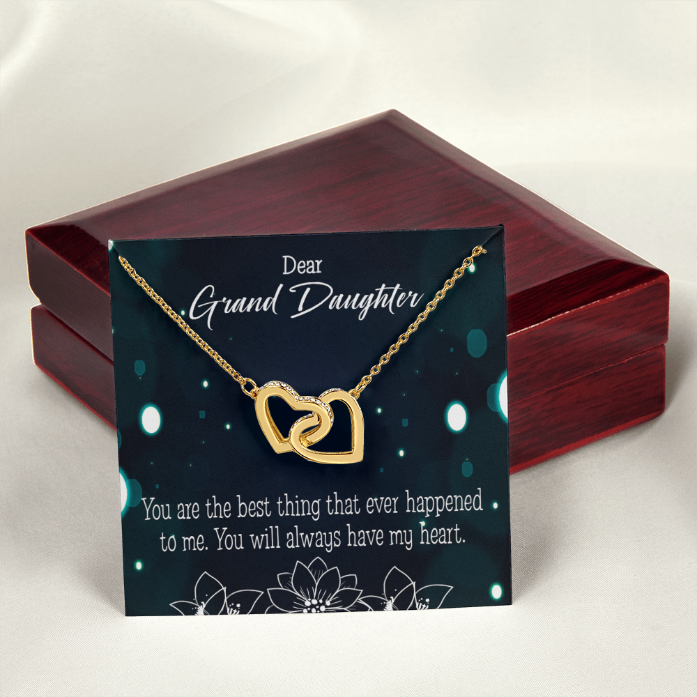 To Granddaughter You are the best Inseparable Necklace-Express Your Love Gifts