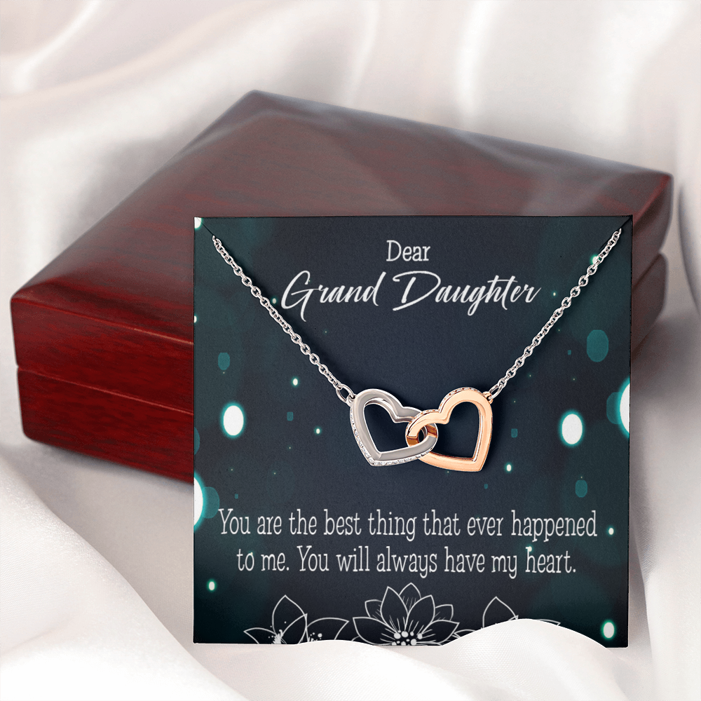 To Granddaughter You are the best Inseparable Necklace-Express Your Love Gifts