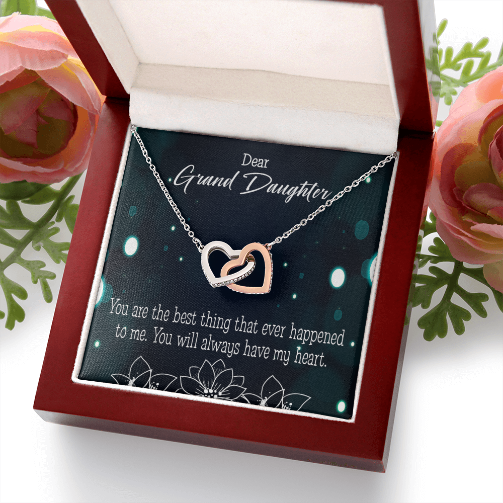 To Granddaughter You are the best Inseparable Necklace-Express Your Love Gifts