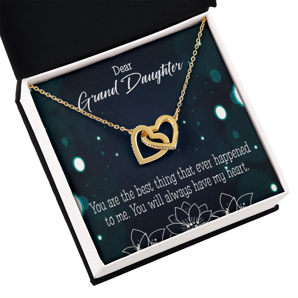 To Granddaughter You are the best Inseparable Necklace-Express Your Love Gifts