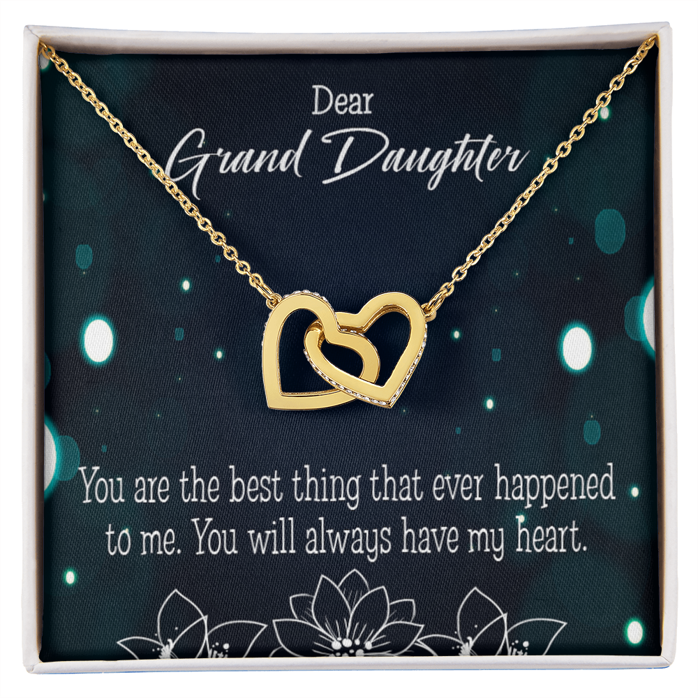 To Granddaughter You are the best Inseparable Necklace-Express Your Love Gifts