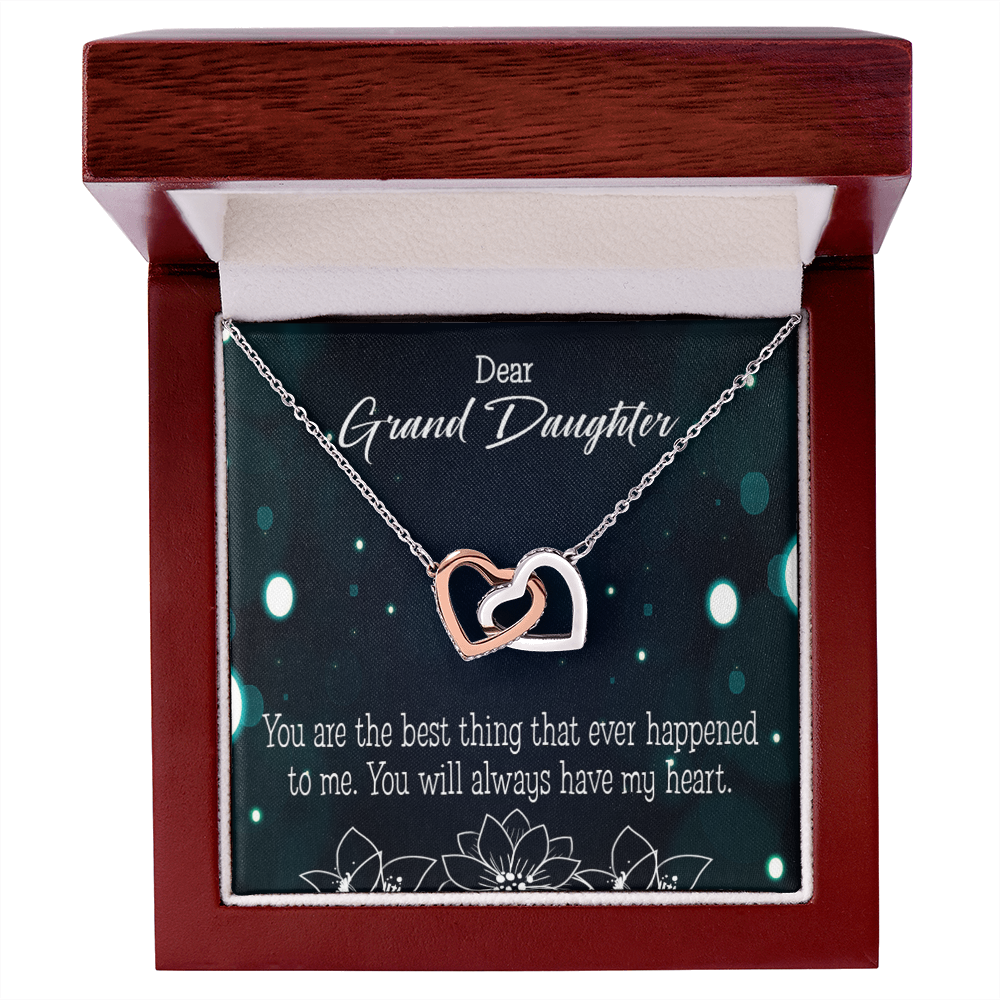 To Granddaughter You are the best Inseparable Necklace-Express Your Love Gifts