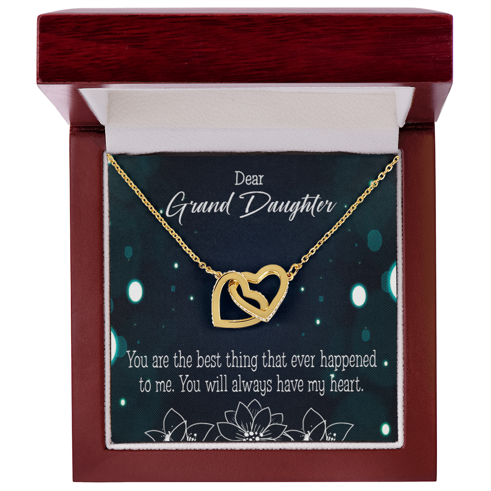To Granddaughter You are the best Inseparable Necklace-Express Your Love Gifts